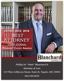 Matt Blanchard Attorney at Law | Readers's Choice Awards Winner
